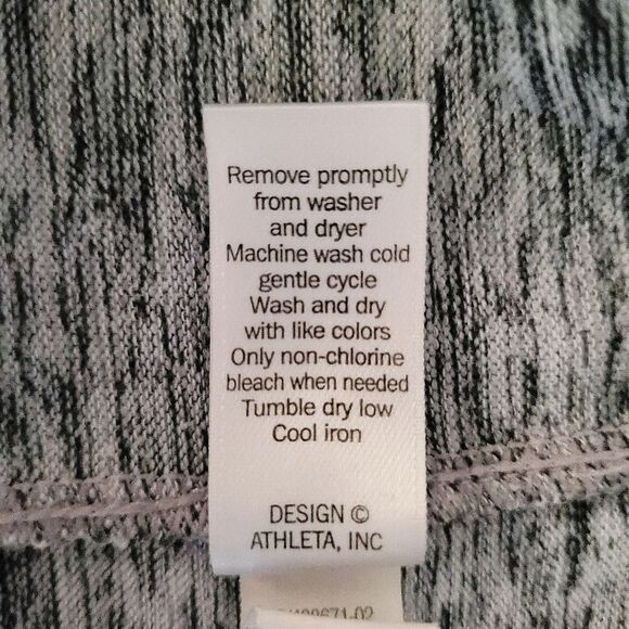 Athleta Hoodie Womens Medium Gray Pullover Sweatshirt Funnel Hooded Sweater - Picture 8 of 12